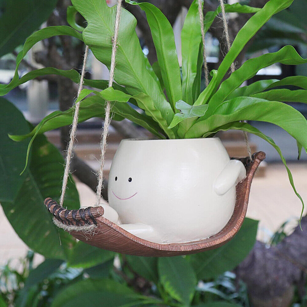 Swingy Smiley Planter