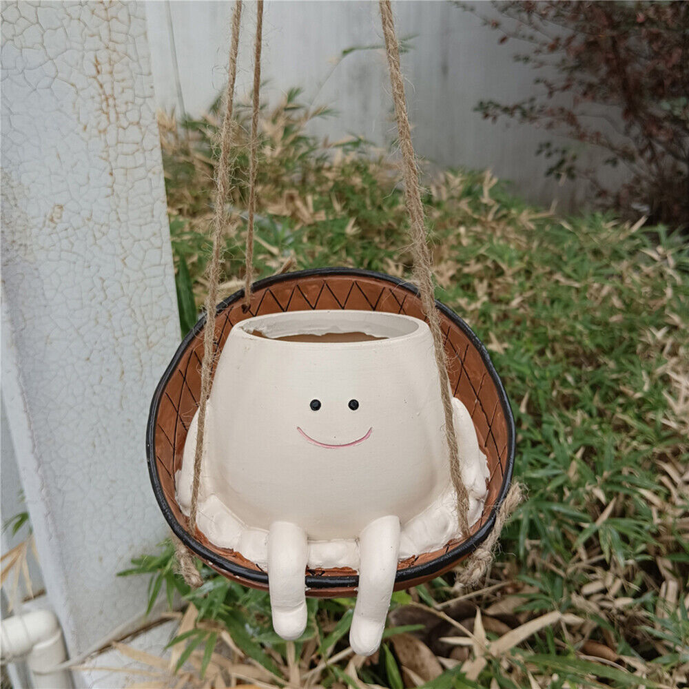 Swingy Smiley Planter