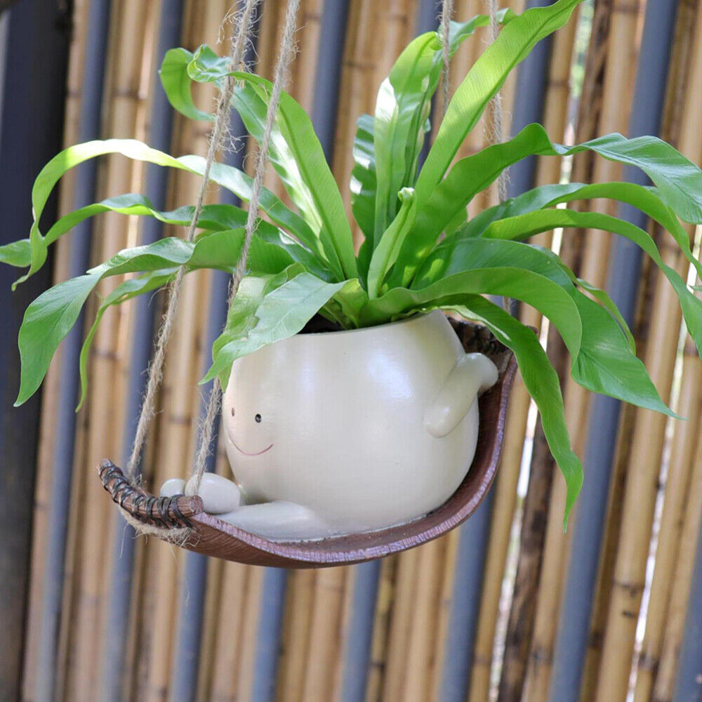 Swingy Smiley Planter