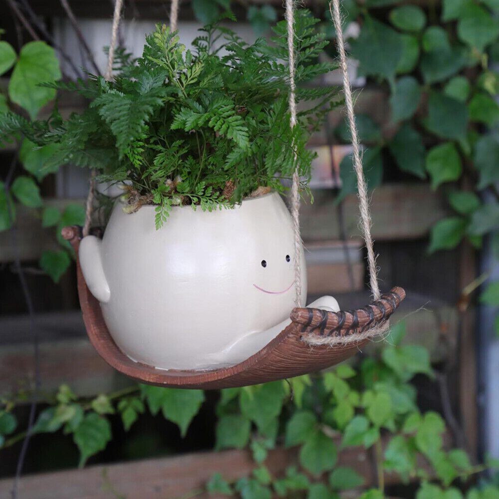 Swingy Smiley Planter