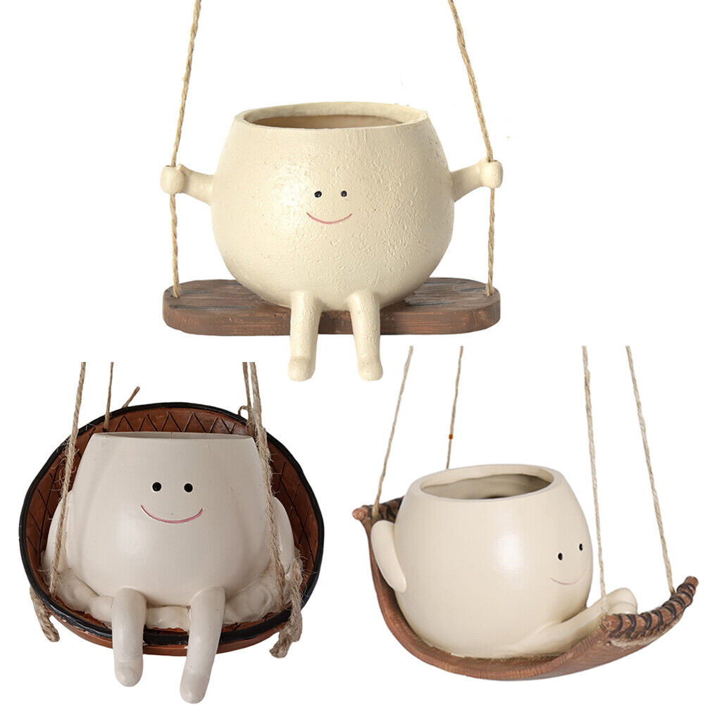 Swingy Smiley Planter
