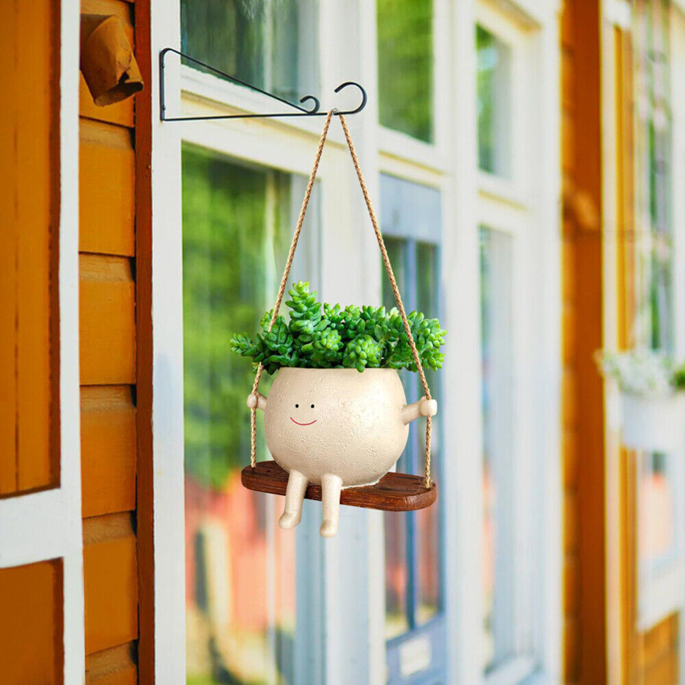 Swingy Smiley Planter