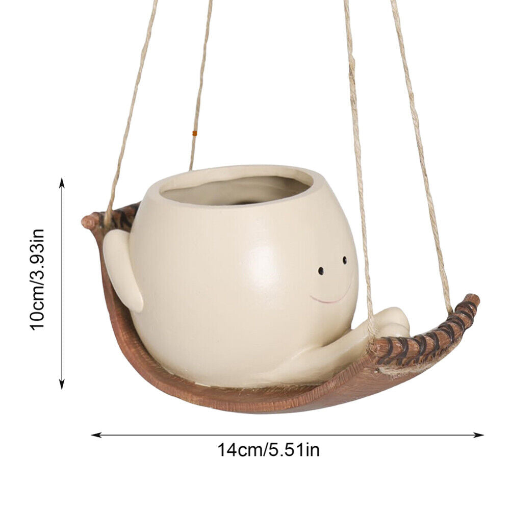 Swingy Smiley Planter