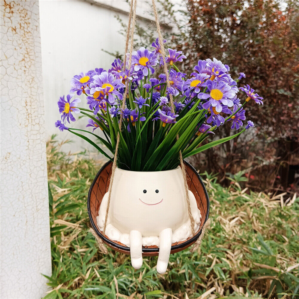 Swingy Smiley Planter