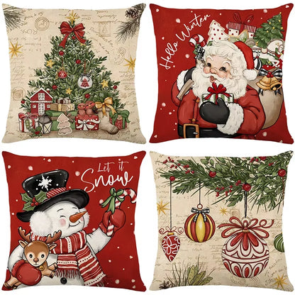 Christmas Cushion Cover Pillowcases