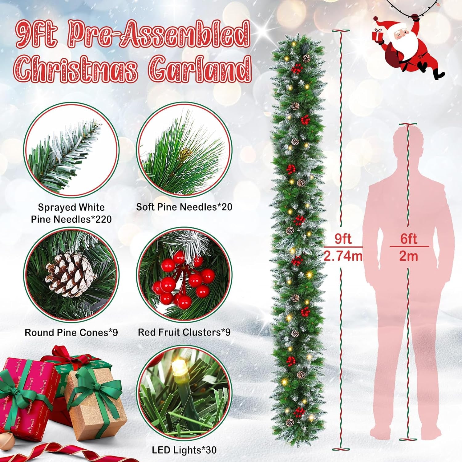 Christmas Garland,Christ