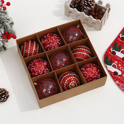 Christmas Party Decor Christmas Ball Ornament Christmas Celebration 8CM Exquisite Decorations Harmonious Touch