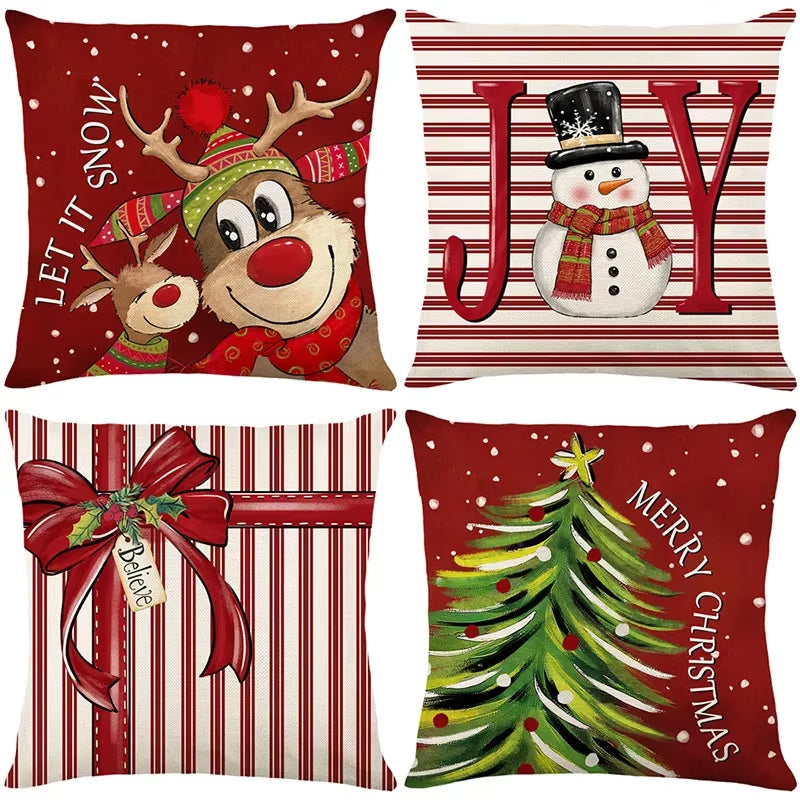 Christmas Cushion Cover Pillowcases