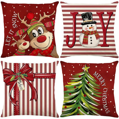 Christmas Cushion Cover Pillowcases