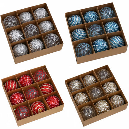 Christmas Party Decor Christmas Ball Ornament Christmas Celebration 8CM Exquisite Decorations Harmonious Touch