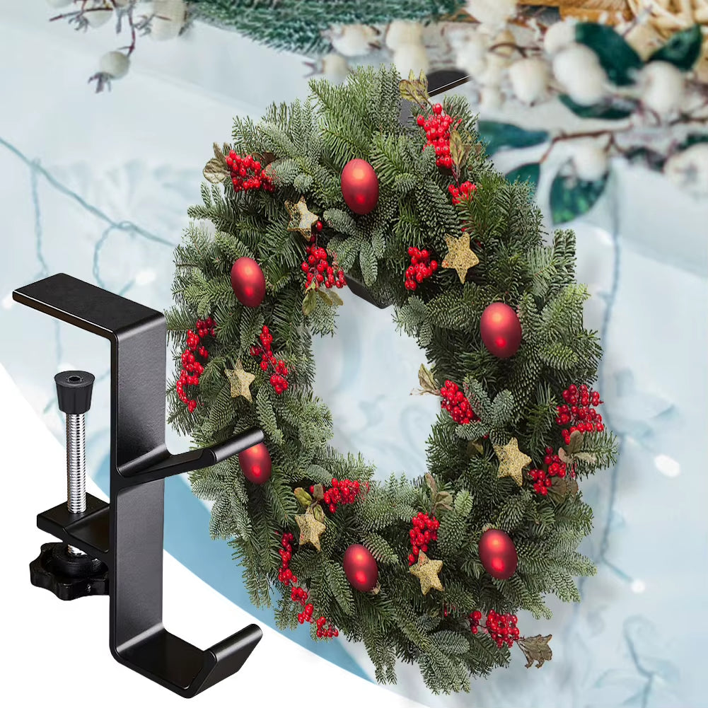 2/4/6Pcs Christmas Stockings Holder Hanger Adjustable Fireplace Stocking Garland Hooks for Mantle for Christmas Decorations