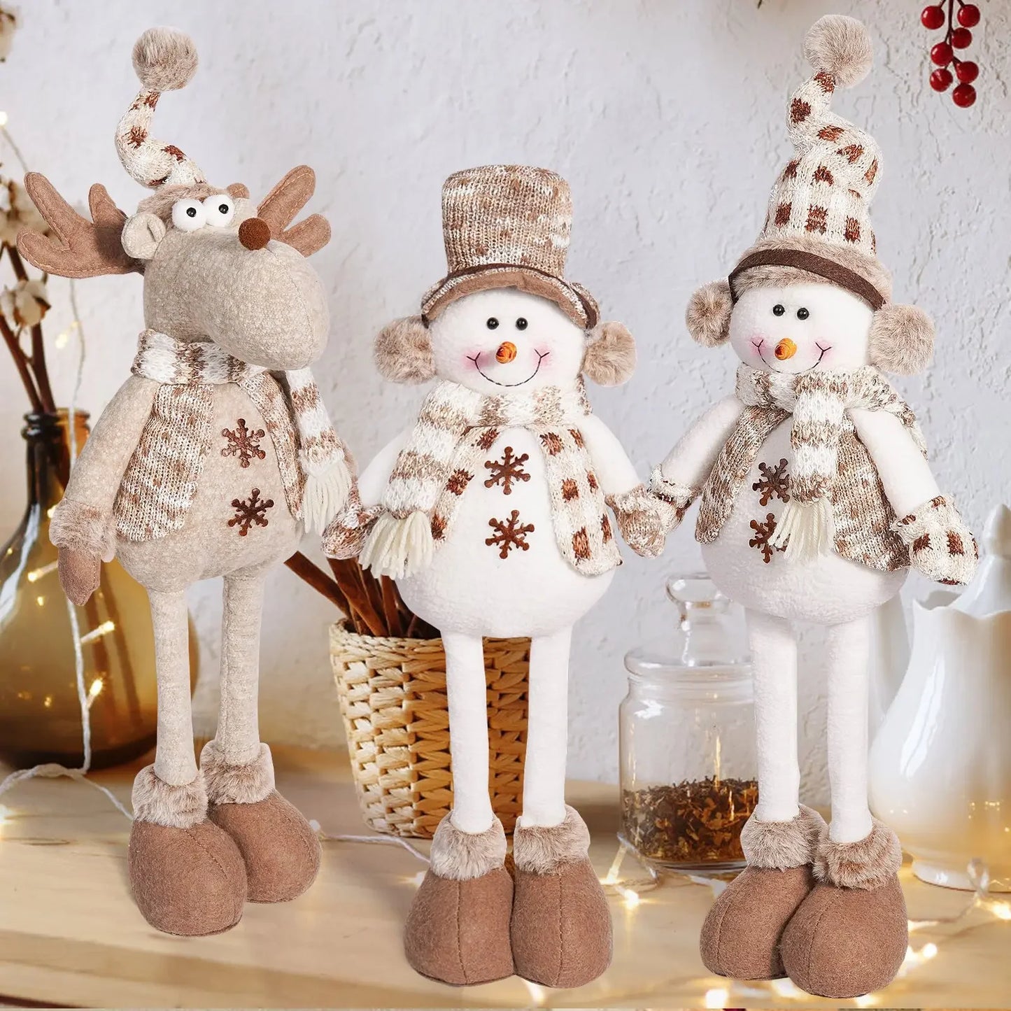 Nordic Neutral Christmas Plush