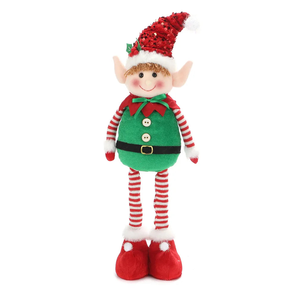 Long-Leg Christmas Gnome Plush