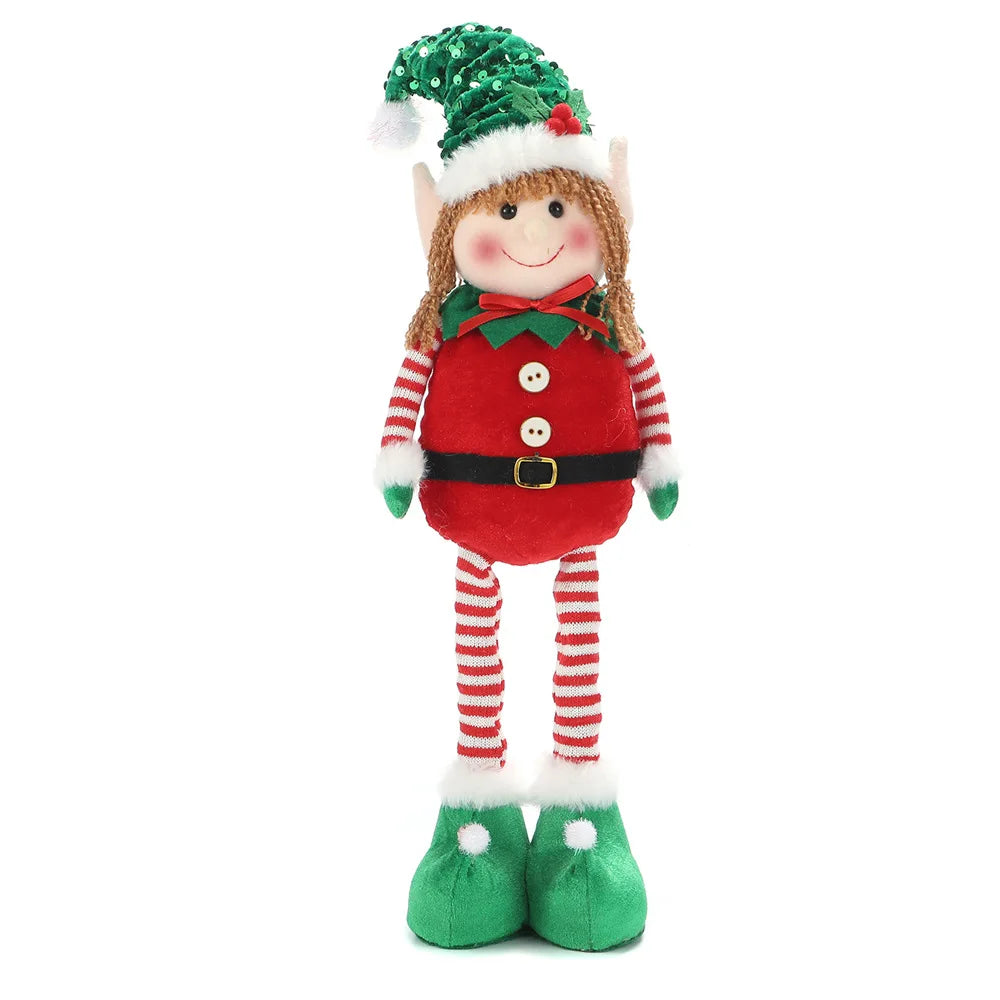 Long-Leg Christmas Gnome Plush