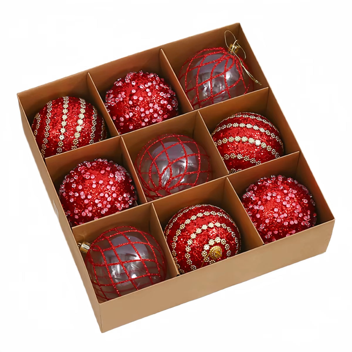 Christmas Party Decor Christmas Ball Ornament Christmas Celebration 8CM Exquisite Decorations Harmonious Touch