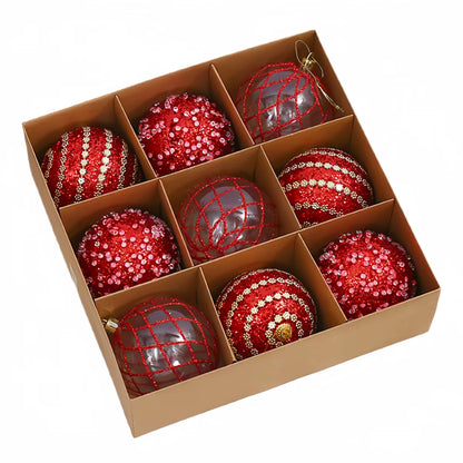 Christmas Party Decor Christmas Ball Ornament Christmas Celebration 8CM Exquisite Decorations Harmonious Touch