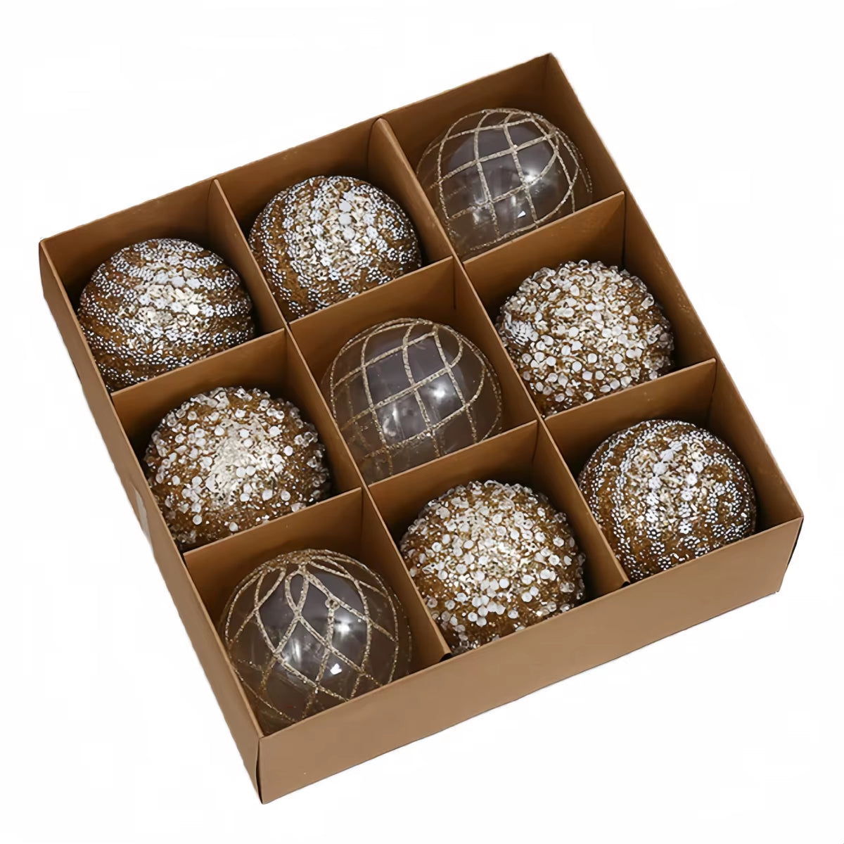 Christmas Party Decor Christmas Ball Ornament Christmas Celebration 8CM Exquisite Decorations Harmonious Touch